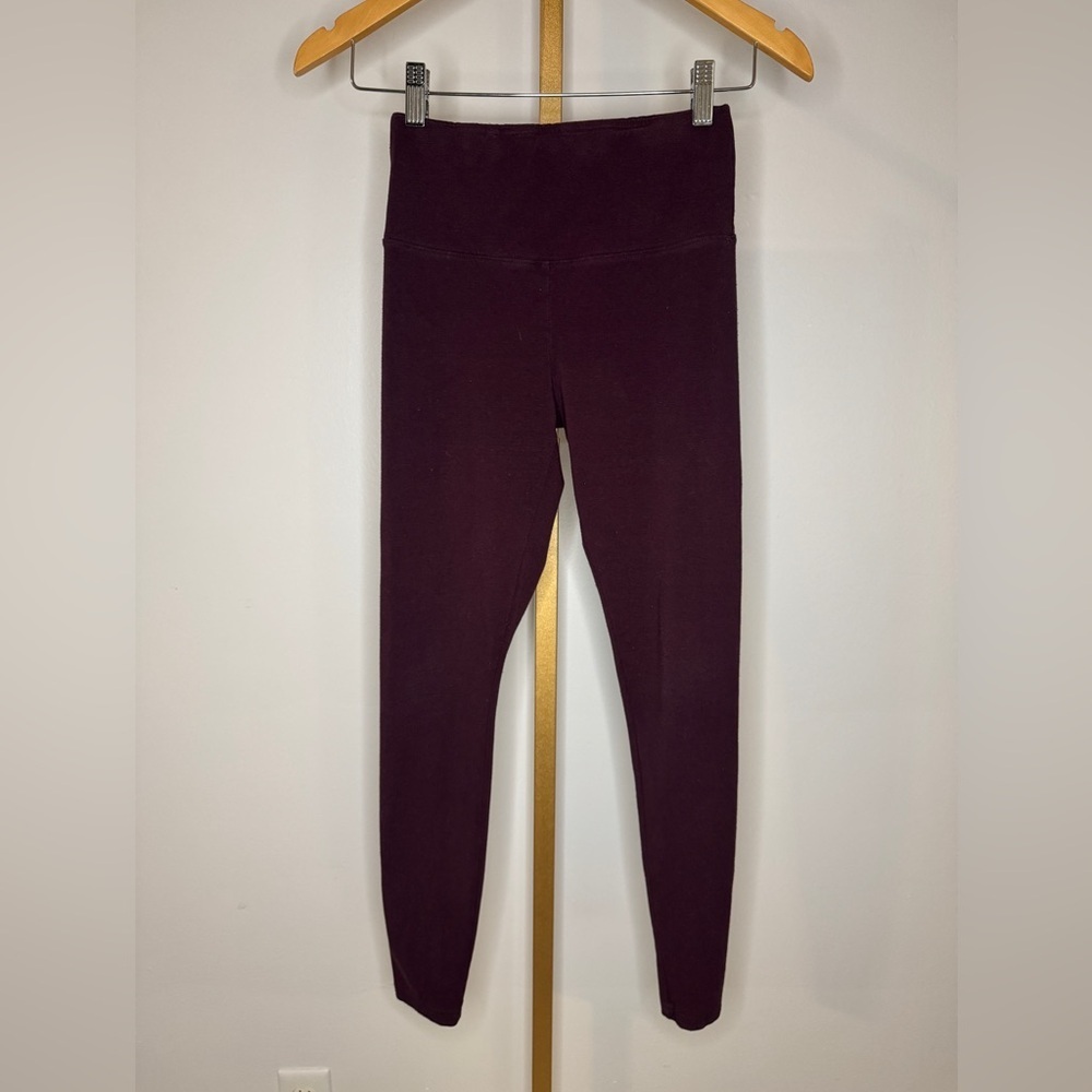 Garage Maroon Highwaisted Leggings